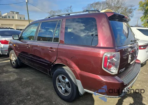 2007 Honda Pilot Exl из США, поврежденный, VIN 2HKYF18697H532313